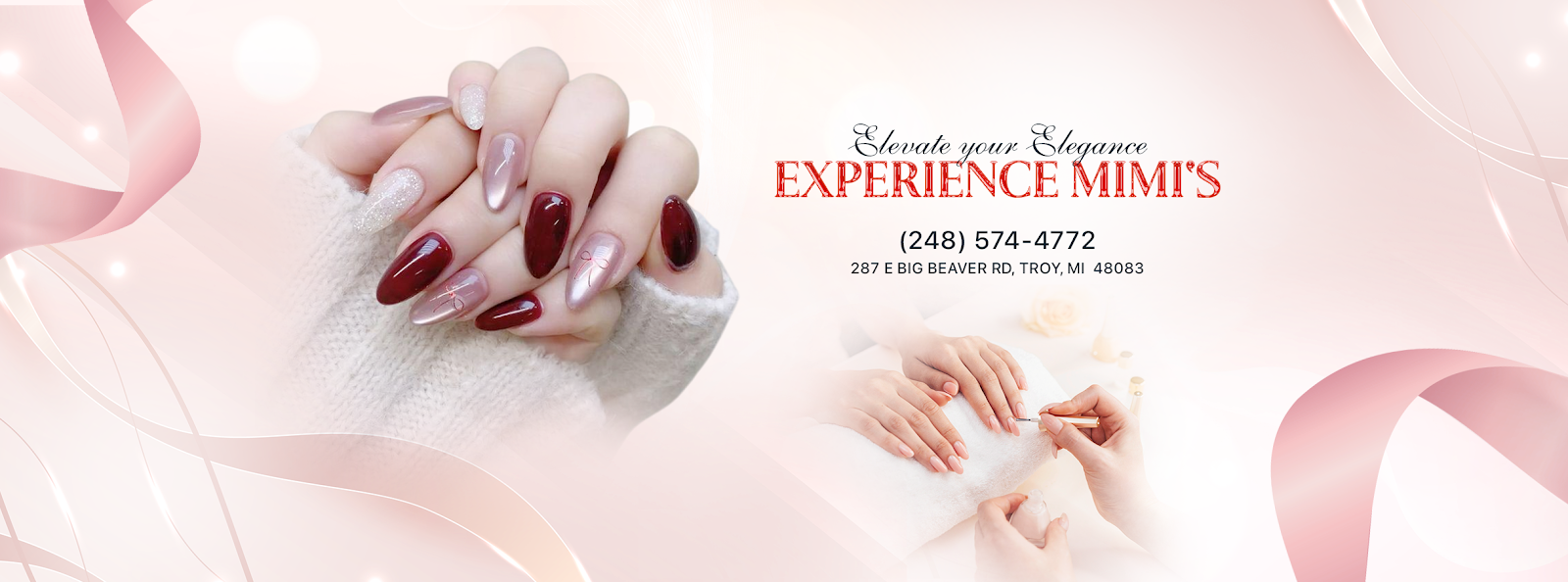 Mimi's Nails And Spa logo