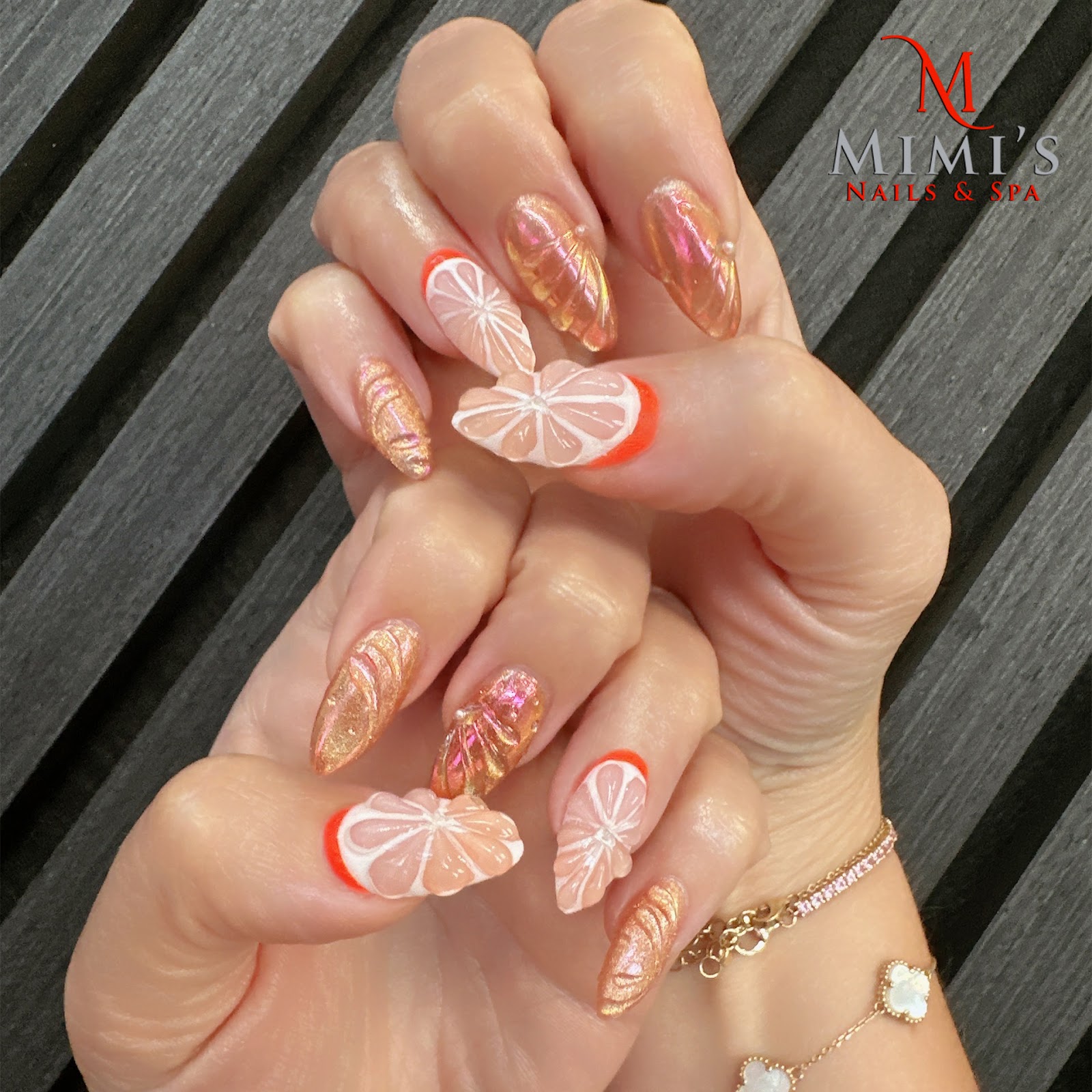 Mimi's Nails And Spa nail work in Troy, Michigan